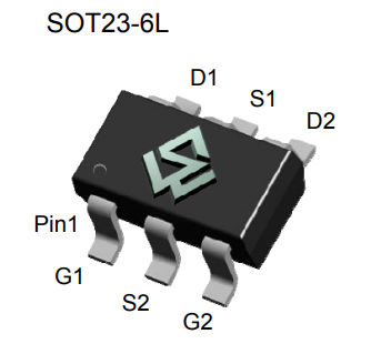 矽睿siwisemi无线充专用MOS管SWH4608B