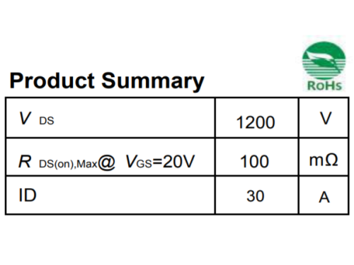 ASCM30N120XD氮化硅1200V高压MOS管