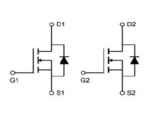 无线充专用N+N耐压30V低压MOS管ASDM3010S