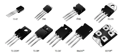 各种封装形式的MOSFET半导体功率器件