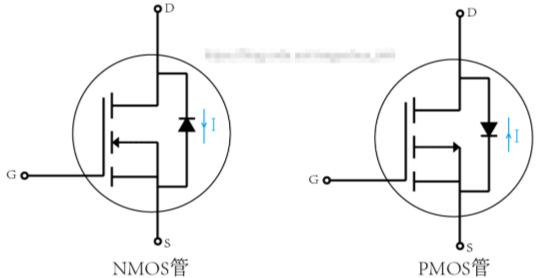 MOS管电路符号