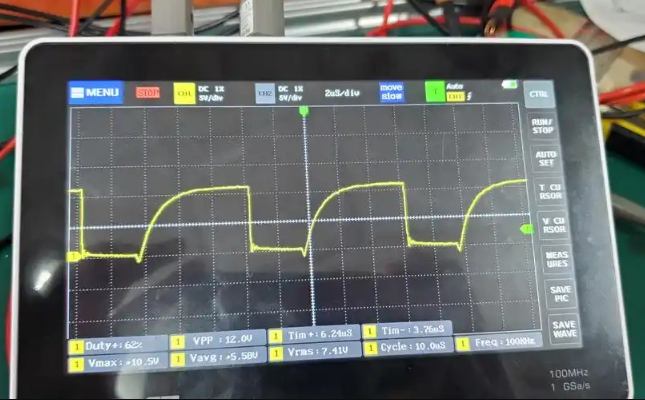 mos管开关时间测试vgs和vds波形