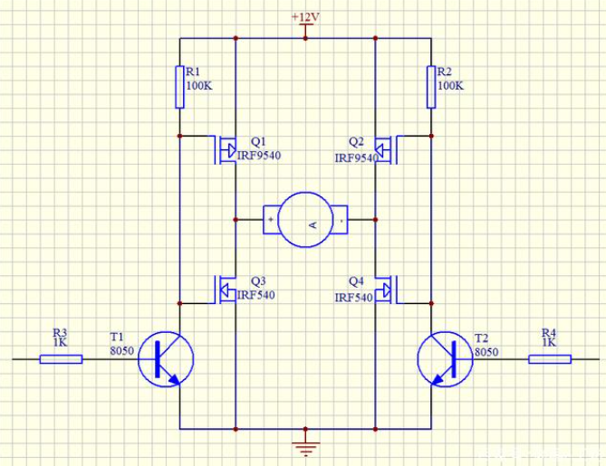 十种常用mos管驱动电机电路（H桥驱动）